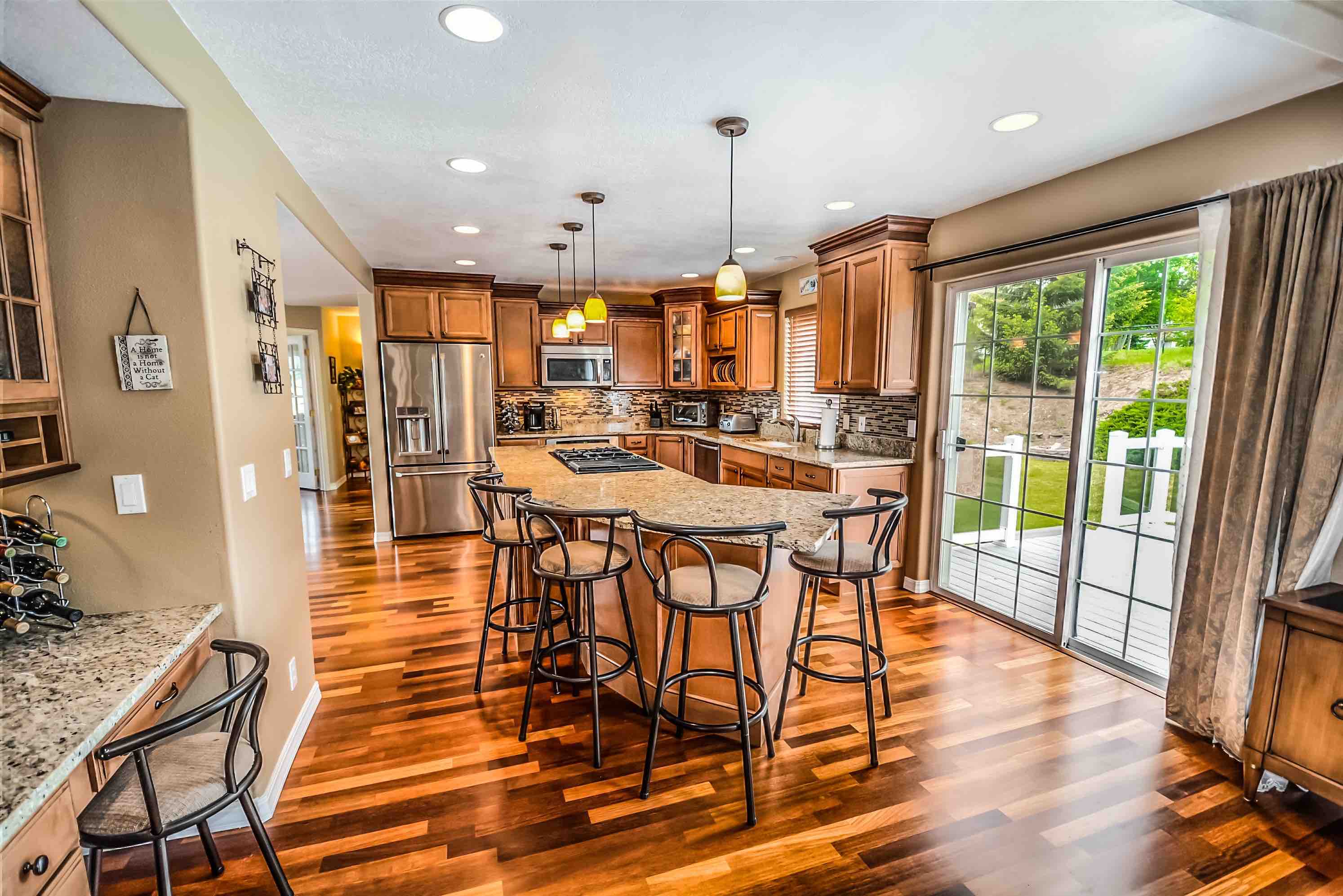 Kitchen with Hardwood Floor